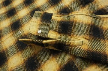 SWCOB22 オンブレチェック柄長袖開襟シャツ SWCOB22 SAMURAIJEANS サムライジーンズシャツ SAMURAIWORKCLOTHES 長袖シャツの画像