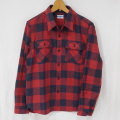 FN-SNR-101L-RDxLBK-ブロックチェックネルシャツ101L-FNSNR101L-FLATHEAD-フラットヘッドシャツ-BLOCK CHECK NEL SHIRT-ワークの画像