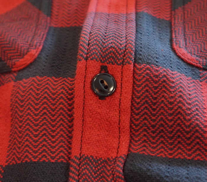 FN-SNR-101L-RDxLBK-ブロックチェックネルシャツ101L-FNSNR101L-FLATHEAD-フラットヘッドシャツ-BLOCK CHECK NEL SHIRT-ワークの画像