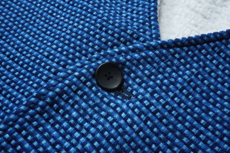 SJVT22-RV01-藍 リバーシブル藍染太オックスベスト SJVT22RV01 SAMURAIJEANS サムライジーンズ サムライジーンズベストの画像