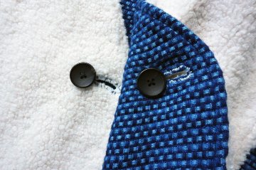 SJVT22-RV01-藍 リバーシブル藍染太オックスベスト SJVT22RV01 SAMURAIJEANS サムライジーンズ サムライジーンズベストの画像