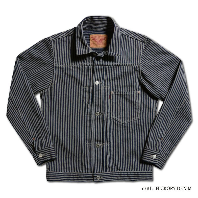 DX40151 HICKORY FIRST JACKET DELUXEWARE デラックスウエアデニムジャケット Gジャン ジージャン 1STの画像