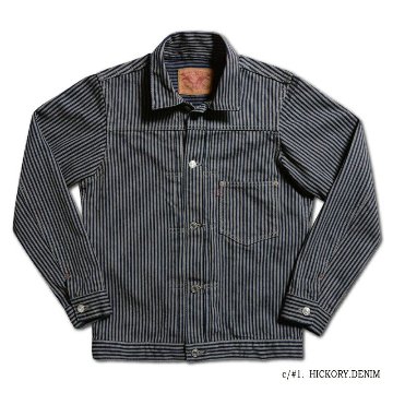 DX40151 HICKORY FIRST JACKET DELUXEWARE デラックスウエアデニムジャケット Gジャン ジージャン 1STの画像