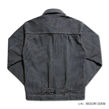 DX40151 HICKORY FIRST JACKET DELUXEWARE デラックスウエアデニムジャケット Gジャン ジージャン 1STの画像