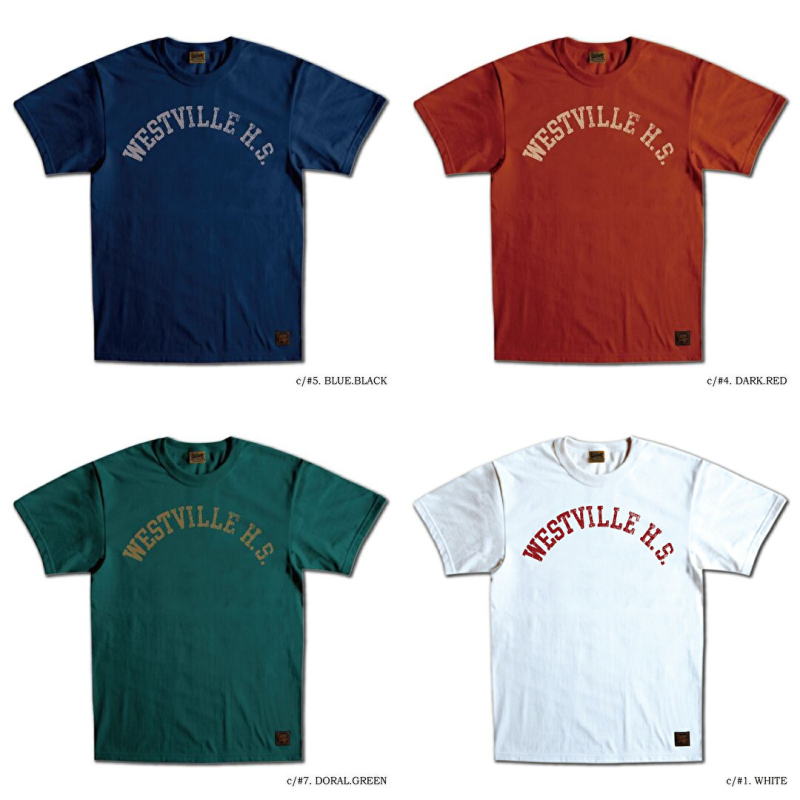 SDT-2301 WESTVILLE H.S SDT2301 DELUXEWARE デラックスウエアＴシャツの画像