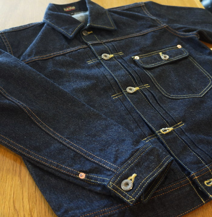 FN-OJ-D101 ジンバブエコットンデニムジャケット40’sモデル FNOJD101 FLATHEAD フラットヘッド DENIMJACKET デニムジャケット Gジャン ジージャンの画像