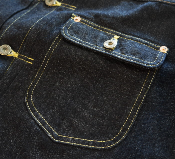 FN-OJ-D101 ジンバブエコットンデニムジャケット40’sモデル FNOJD101 FLATHEAD フラットヘッド DENIMJACKET デニムジャケット Gジャン ジージャンの画像
