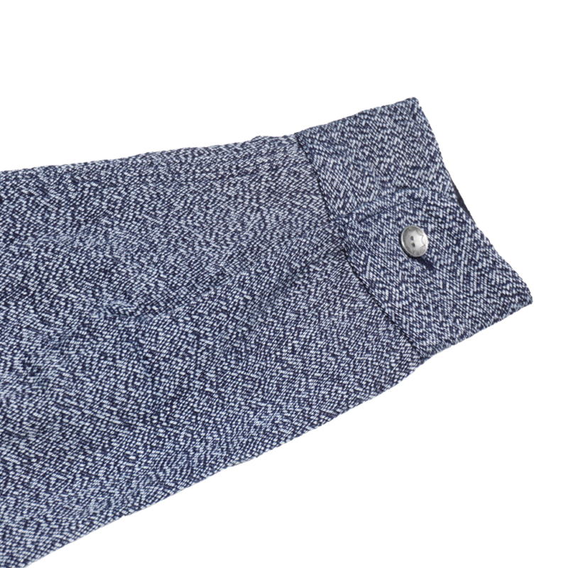 SSS23-AM 藍 藍杢生地ワークシャツ SSS23AM SAMURAIJEANS サムライジーンズシャツ 長袖シャツの画像