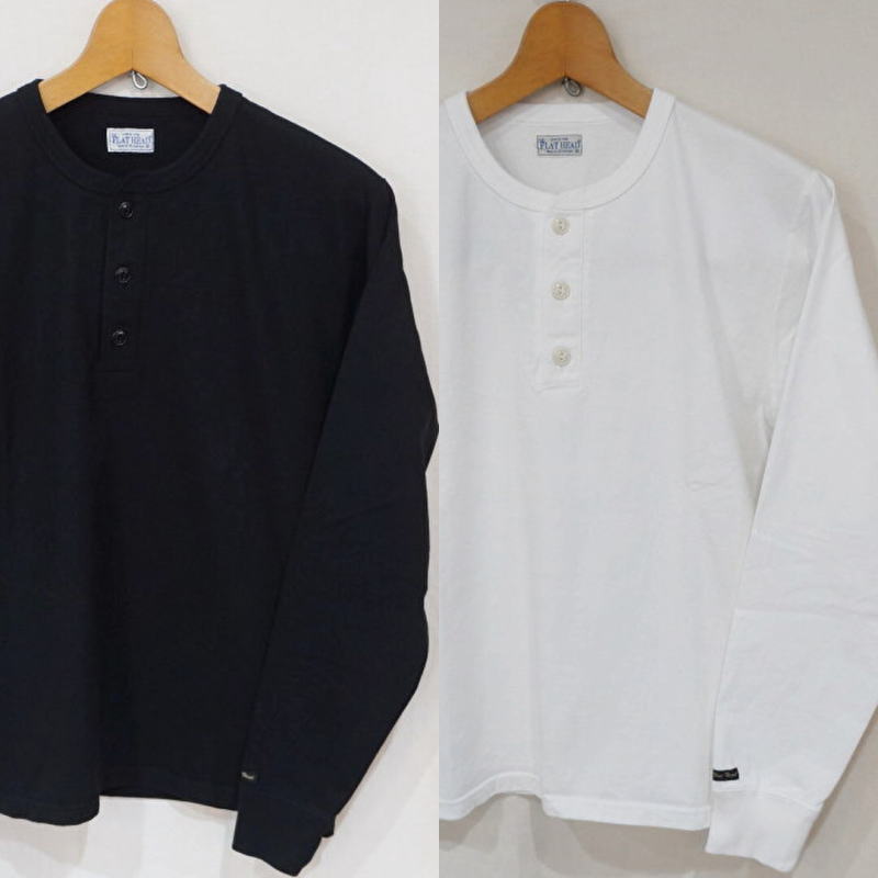 FN-TSHL-001 ヘンリーネック長袖Tシャツ FNTSHL001 FLATHEAD フラットヘッドロングスリーブTシャツ 長袖Tシャツ ロンTの画像