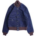 S100DAJ23 デニムA-1ジャケット SAMURAIJEANS サムライジーンズジャケット フライトジャケットの画像