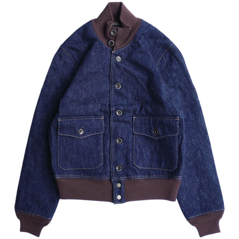 S100DAJ23 デニムA-1ジャケット SAMURAIJEANS サムライジーンズジャケット フライトジャケットの画像