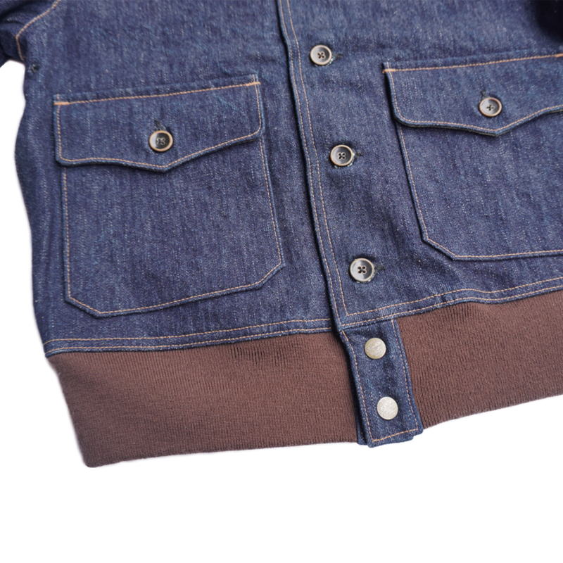 S100DAJ23 デニムA-1ジャケット SAMURAIJEANS サムライジーンズジャケット フライトジャケットの画像