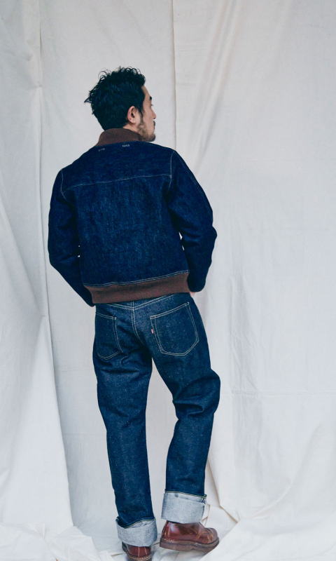 S100DAJ23 デニムA-1ジャケット SAMURAIJEANS サムライジーンズジャケット フライトジャケットの画像