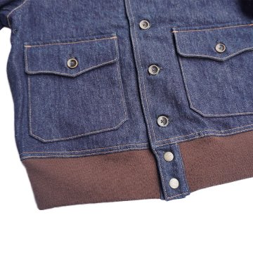 S100DAJ23 デニムA-1ジャケット SAMURAIJEANS サムライジーンズジャケット フライトジャケットの画像