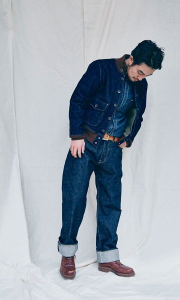 S100DAJ23 デニムA-1ジャケット SAMURAIJEANS サムライジーンズジャケット フライトジャケットの画像