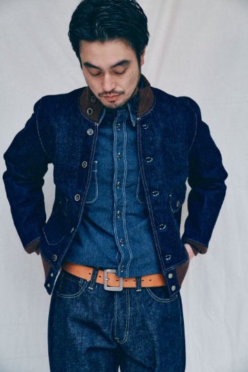 S100DAJ23 デニムA-1ジャケット SAMURAIJEANS サムライジーンズジャケット フライトジャケットの画像