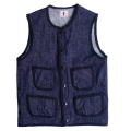 SJVT23-17OZL ID 17OZ左綾デニムベスト SJVT2317OZL SAMURAIJEANS サムライジーンズ サムライジーンズベストの画像