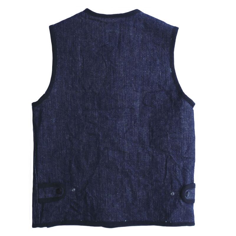 SJVT23-17OZL ID 17OZ左綾デニムベスト SJVT2317OZL SAMURAIJEANS サムライジーンズ サムライジーンズベストの画像