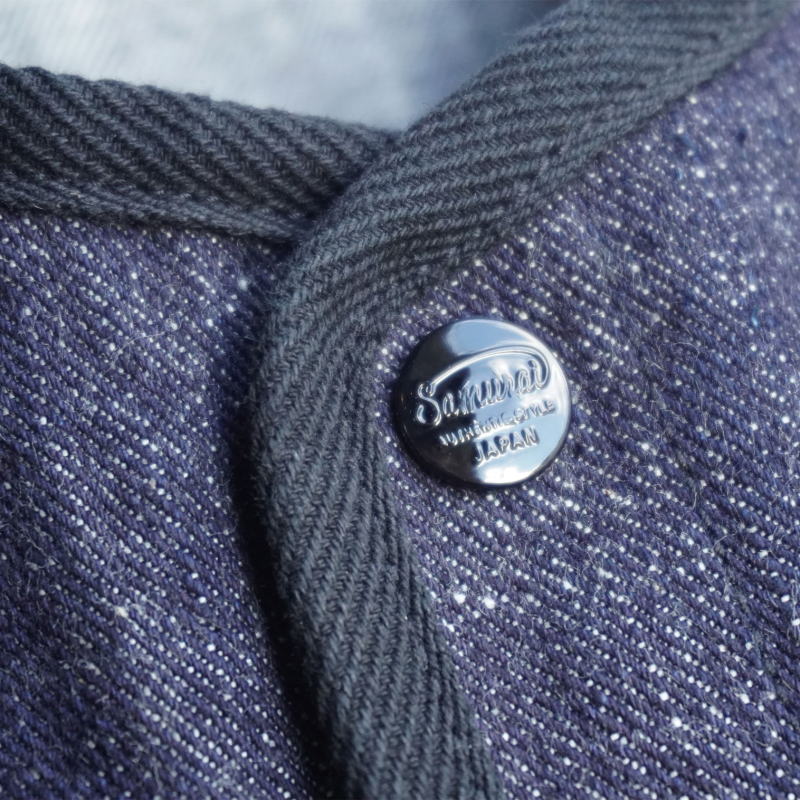 SJVT23-17OZL ID 17OZ左綾デニムベスト SJVT2317OZL SAMURAIJEANS サムライジーンズ サムライジーンズベストの画像