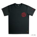BRGX-01B-BK(BKxRD)-ブランドロゴTシャツ01B-BRGX01B-DELUXEWARE-デラックスウエアTシャツの画像