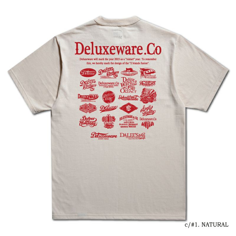 BRG-DD3A ブランドロゴTシャツDD3A BRGDD3A DELUXEWARE デラックスウエアＴシャツ DALEE'S ダリーズTシャツの画像