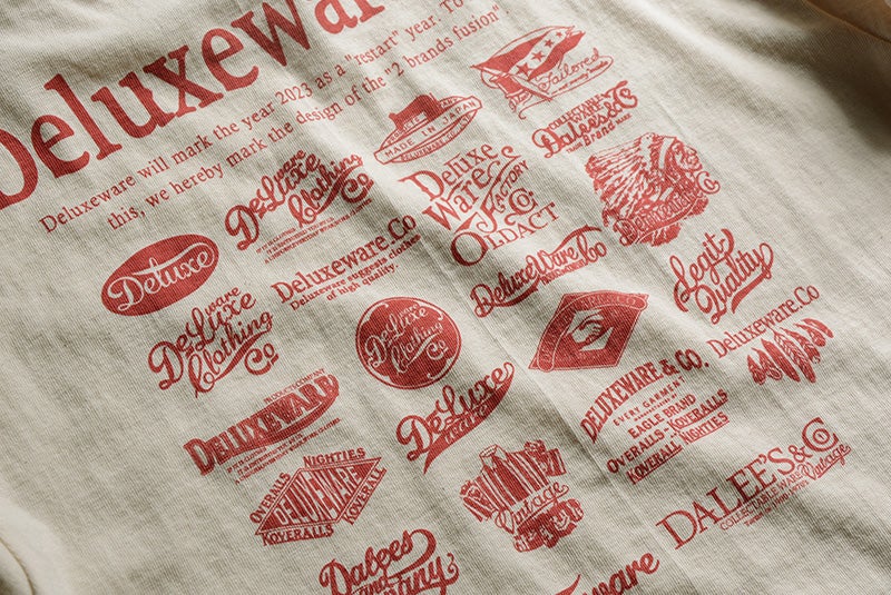 BRG-DD3A ブランドロゴTシャツDD3A BRGDD3A DELUXEWARE デラックスウエアＴシャツ DALEE'S ダリーズTシャツの画像