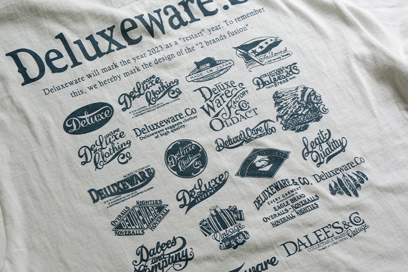 BRG-DD3A ブランドロゴTシャツDD3A BRGDD3A DELUXEWARE デラックスウエアＴシャツ DALEE'S ダリーズTシャツの画像