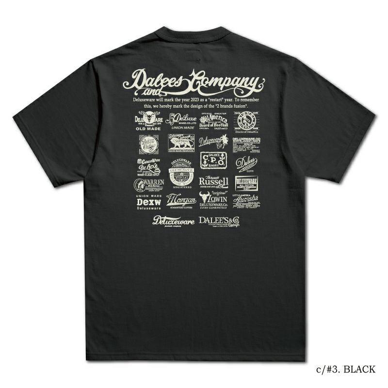 BRG-DD3B ブランドロゴTシャツDD3B BRGDD3B DELUXEWARE デラックスウエアＴシャツ DALEE'S ダリーズTシャツの画像