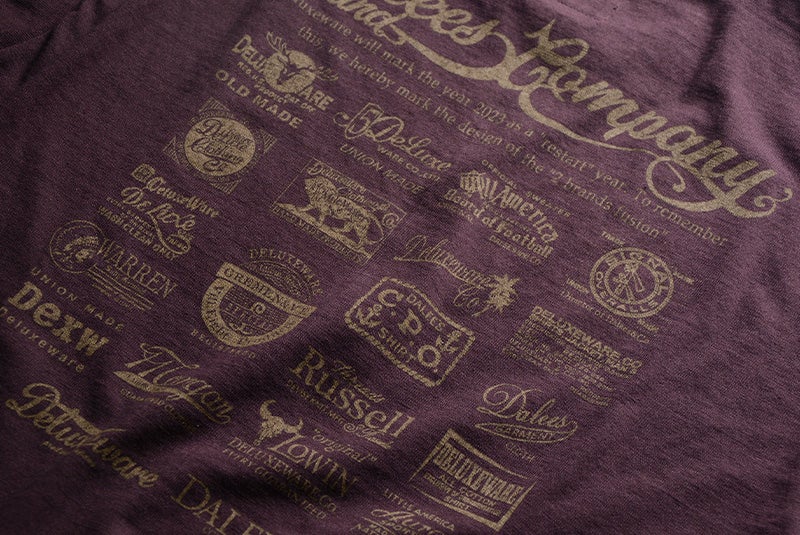 BRG-DD3B ブランドロゴTシャツDD3B BRGDD3B DELUXEWARE デラックスウエアＴシャツ DALEE'S ダリーズTシャツの画像