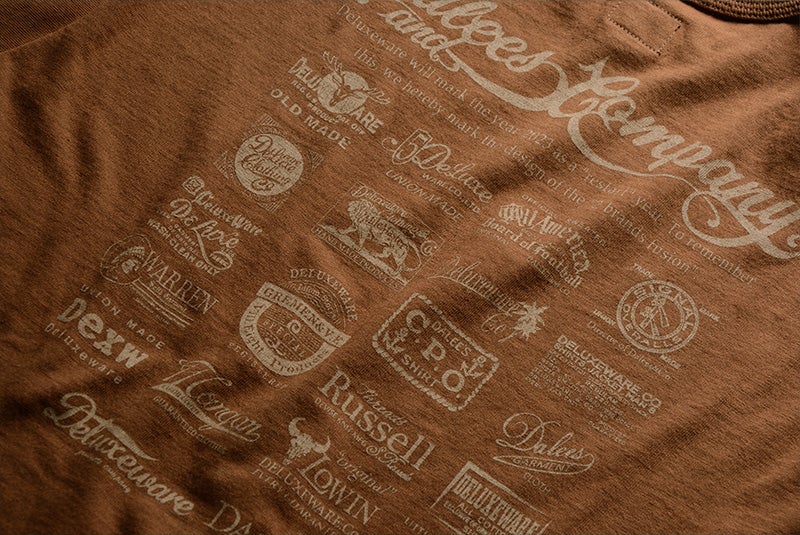 BRG-DD3B ブランドロゴTシャツDD3B BRGDD3B DELUXEWARE デラックスウエアＴシャツ DALEE'S ダリーズTシャツの画像