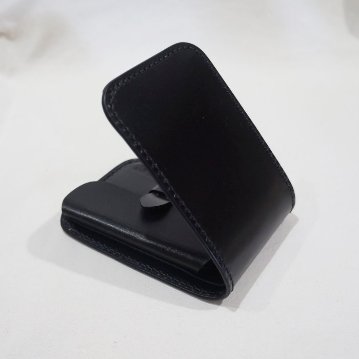 CS23 BK CSハーフウォレット23 黒羽（CROW：クロウ)（ショートウォレット：二つ折り財布)の画像