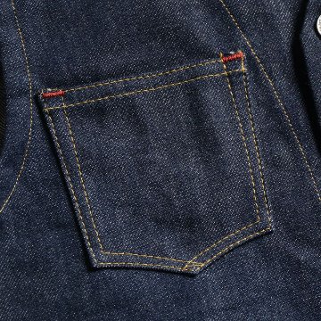 DX30171 HEAT VEST for DX5017 DELUXEWARE デラックスウエア デニムベストの画像