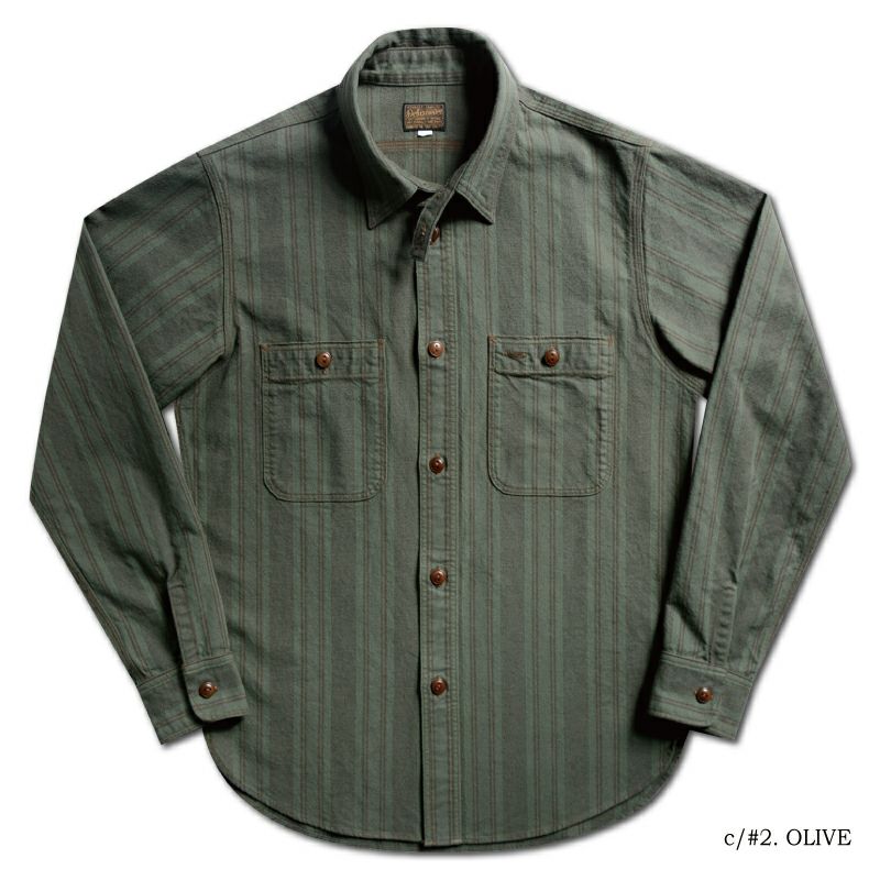 7620A REAL VINTAGE WORK SHIRT DELUXEWARE デラックスウエアワークシャツ シャツ長袖の画像