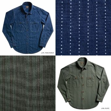 7620A REAL VINTAGE WORK SHIRT DELUXEWARE デラックスウエアワークシャツ シャツ長袖の画像