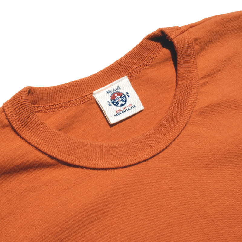 SJST-M-OR2-サムライジーンズ半袖無地Tシャツ-SJSTM-SAMURAIJEANS-サムライジーンズTシャツの画像