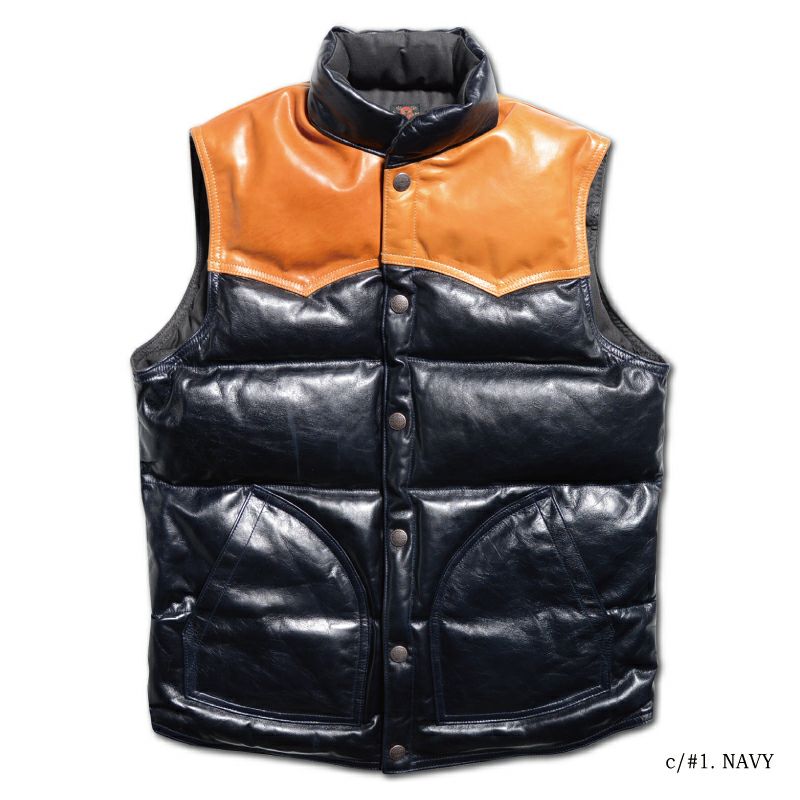 D-24 HORSE DOWN VEST D24 DELUXEWARE デラックスウエアベスト アウターの画像