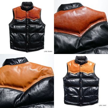 D-24 HORSE DOWN VEST D24 DELUXEWARE デラックスウエアベスト アウターの画像