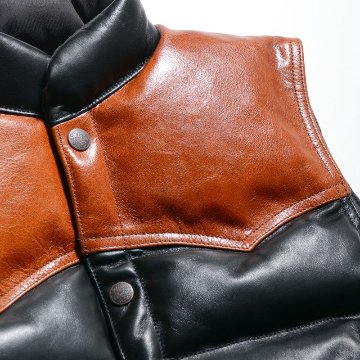 D-24 HORSE DOWN VEST D24 DELUXEWARE デラックスウエアベスト アウターの画像
