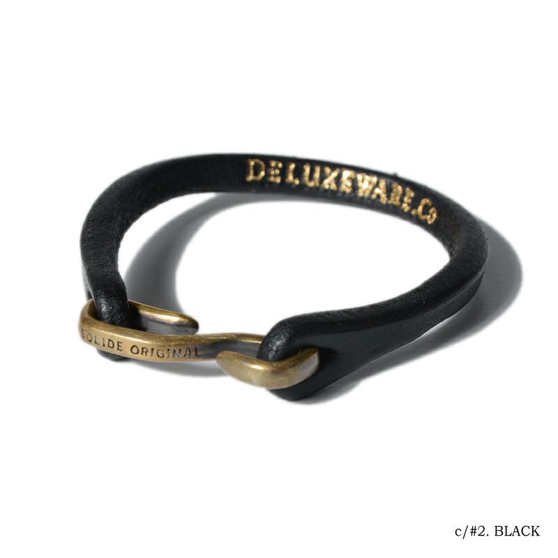 DLE-001 LEATHER BRACELET DLE001 DELUXEWARE デラックスウエアブレスレットの画像
