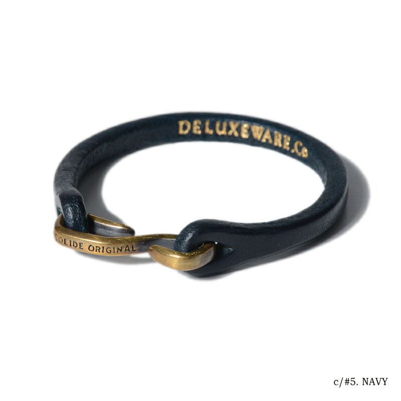 DLE-001 LEATHER BRACELET DLE001 DELUXEWARE デラックスウエアブレスレットの画像