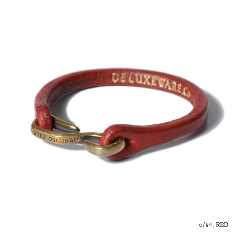 DLE-001 LEATHER BRACELET DLE001 DELUXEWARE デラックスウエアブレスレットの画像