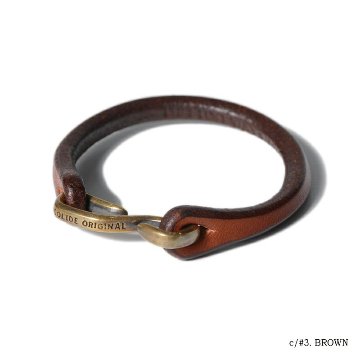 DLE-001 LEATHER BRACELET DLE001 DELUXEWARE デラックスウエアブレスレットの画像