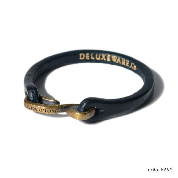 DLE-001 LEATHER BRACELET DLE001 DELUXEWARE デラックスウエアブレスレットの画像