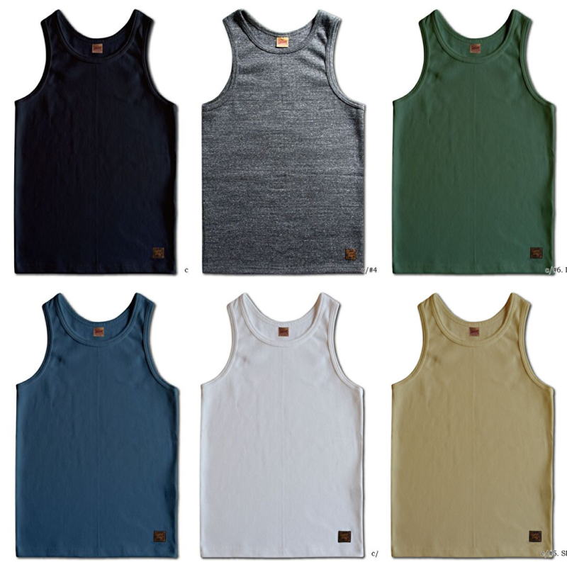 TNK-08-リブタンクトップ-TNK08-DELUXEWARE-デラックスウエアタンクトップの画像