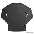 2230HT-CHA-30S ワッフルヘンリーサーマル-DELUXEWARE-デラックスウエアサーマルTシャツ-DALEE'S-ダリーズサーマルTシャツ-ヘンリーネックサーマルの画像