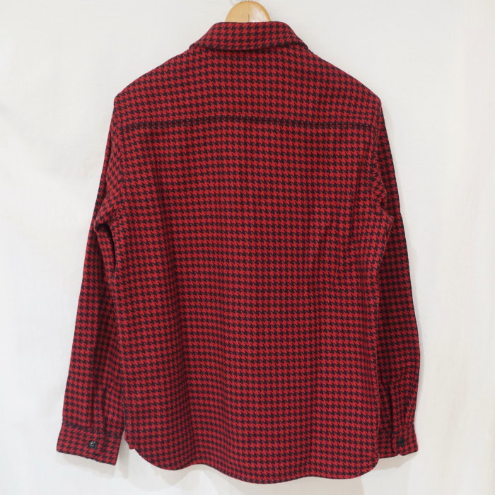 FN-SNR-010L 千鳥格子フランネルシャツ010L FNSNR010L FLATHEAD フラットヘッドシャツ HOUNDS TOOTH FLANNEL SHIRTの画像
