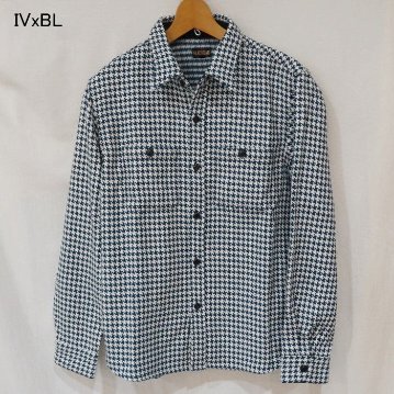 FN-SNR-010L 千鳥格子フランネルシャツ010L FNSNR010L FLATHEAD フラットヘッドシャツ HOUNDS TOOTH FLANNEL SHIRTの画像