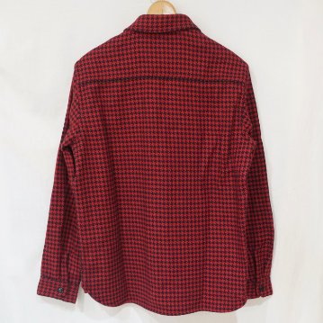 FN-SNR-010L 千鳥格子フランネルシャツ010L FNSNR010L FLATHEAD フラットヘッドシャツ HOUNDS TOOTH FLANNEL SHIRTの画像