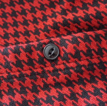 FN-SNR-010L 千鳥格子フランネルシャツ010L FNSNR010L FLATHEAD フラットヘッドシャツ HOUNDS TOOTH FLANNEL SHIRTの画像