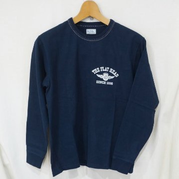FN-THCL-202 NV フラットヘッドロングTシャツ202 FNTHCL202 FLATHEAD フラットヘッドロングスリーブTシャツ 長袖Tシャツ ロンTの画像